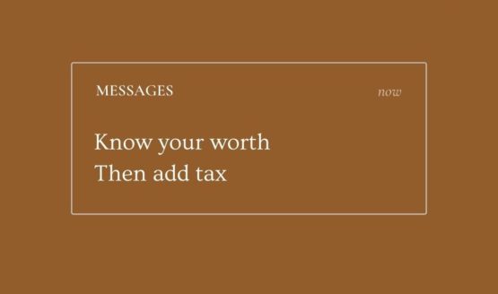 Brown and Gold Organic UI Humor Quote Statement Phone Wallpaper