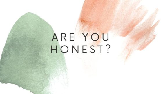 White, Orange, and Green Artsy Business Card