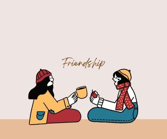 Brown and Beige Friendship Thanksgiving Facebook Post